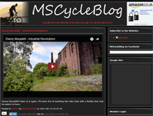 Tablet Screenshot of cycleblog.mstrutt.co.uk